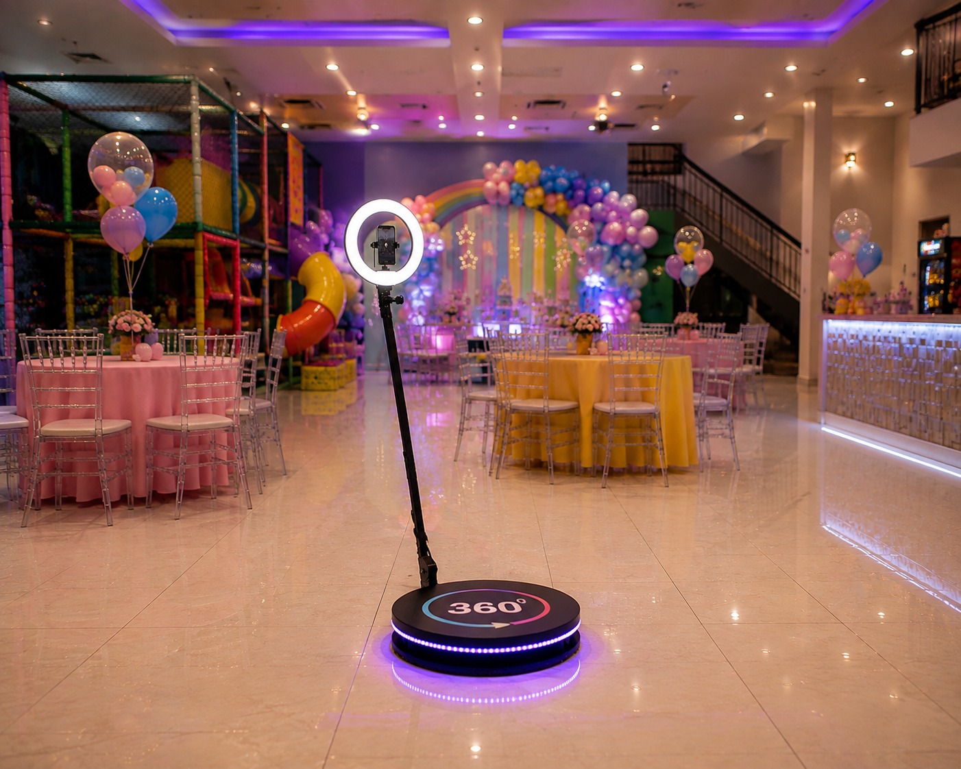 Plataforma 360 para Festa Infantil em São Paulo 01 - Max Produções