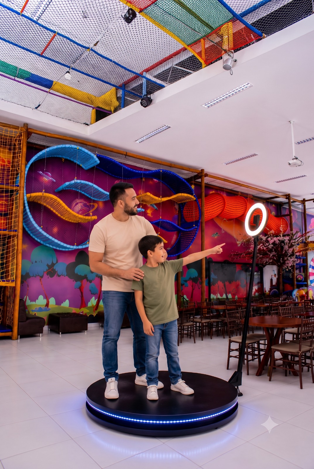 Plataforma 360 para Festa Infantil em São Paulo 05 - Max Produções